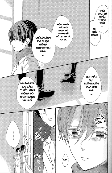Đọc truyện hentai Hòa Quyện (Shingeki no Kyojin) - Oneshot
