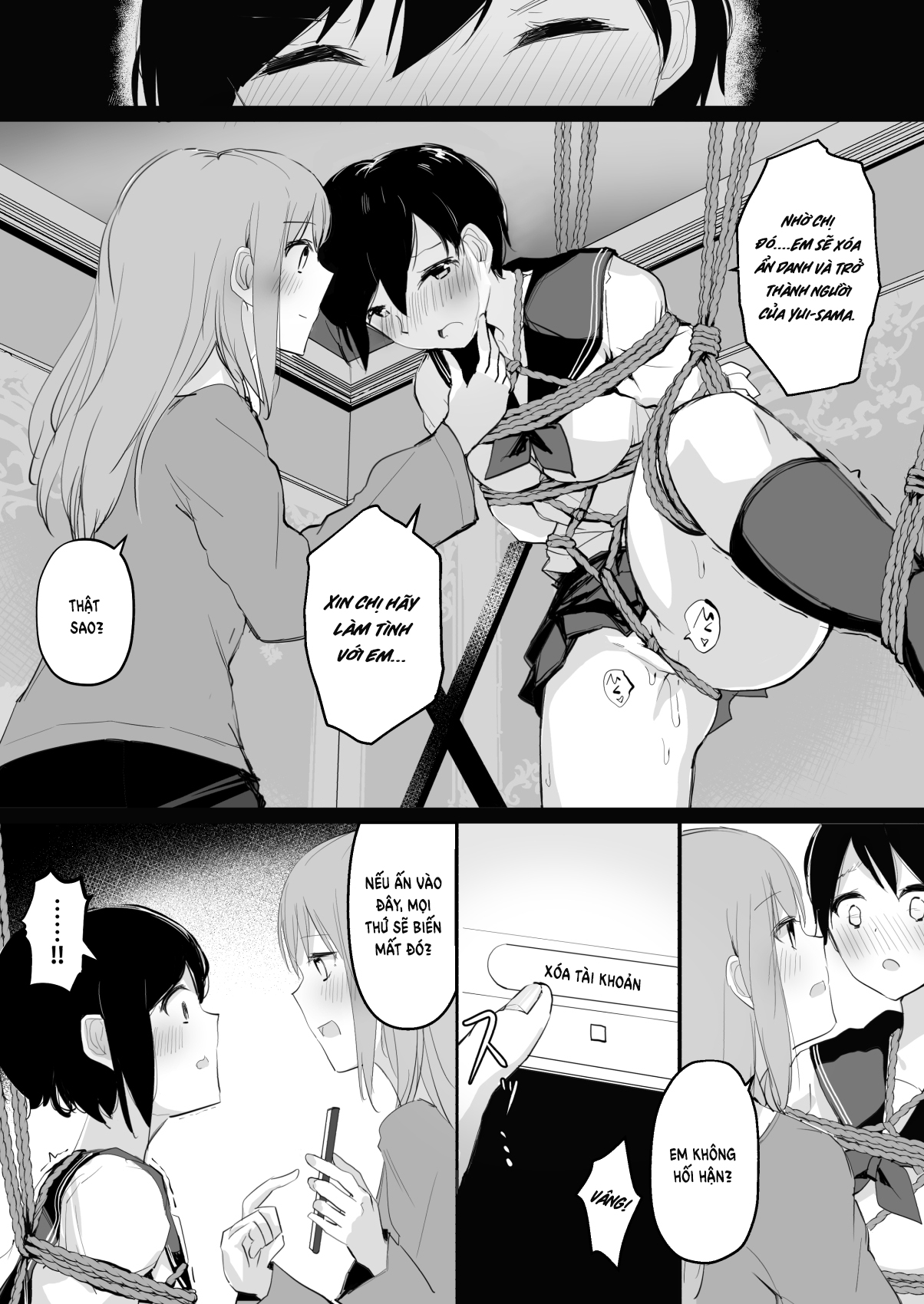Đọc truyện hentai Do M Uraaka Joshi ga Kousoku Yuri Ecchi de Onna Doushi no Yosa o Oshiekomarechau Hon - Oneshot 1.1