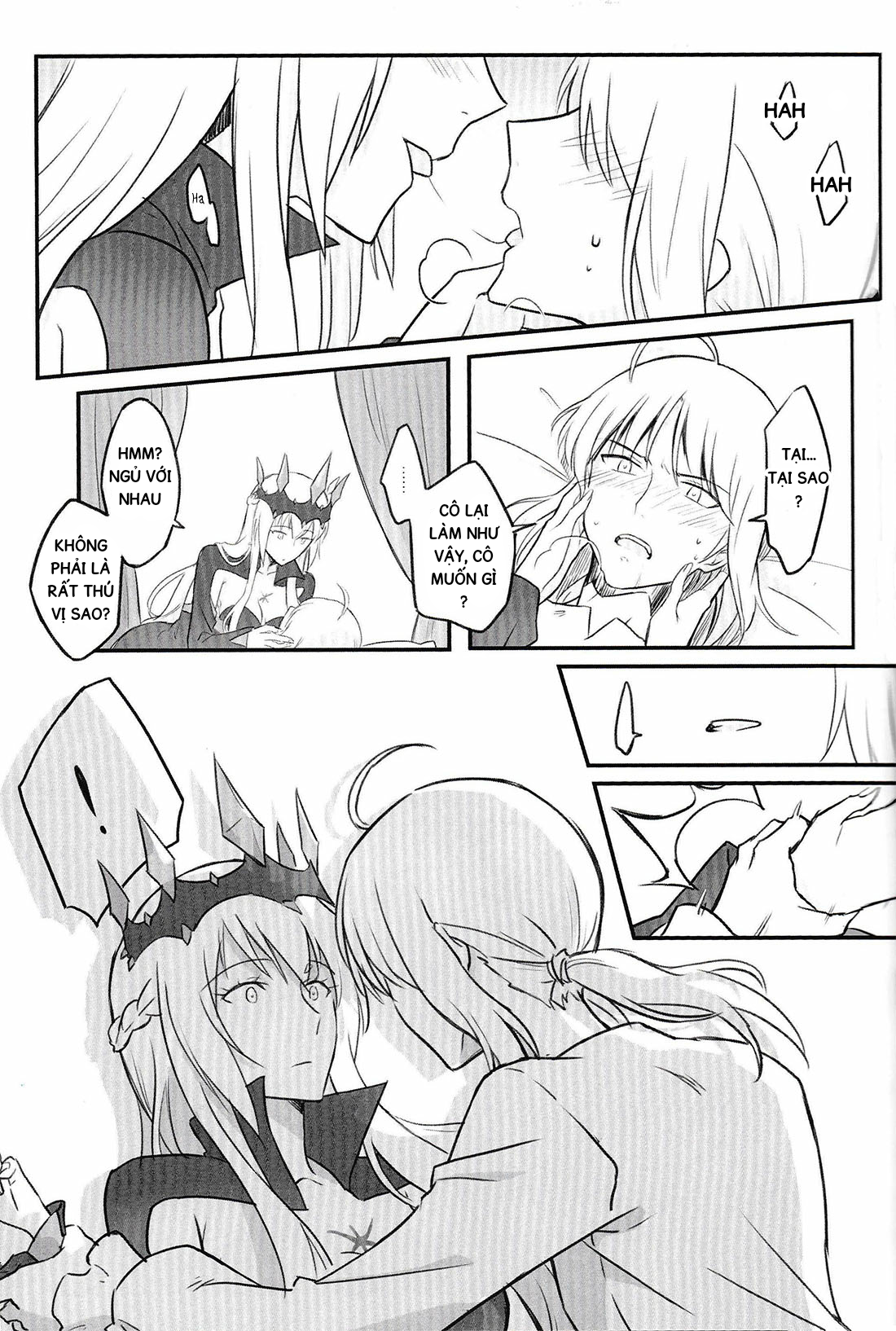 Đọc truyện hentai FGO fan book - Artoria x Morgan - Oneshot