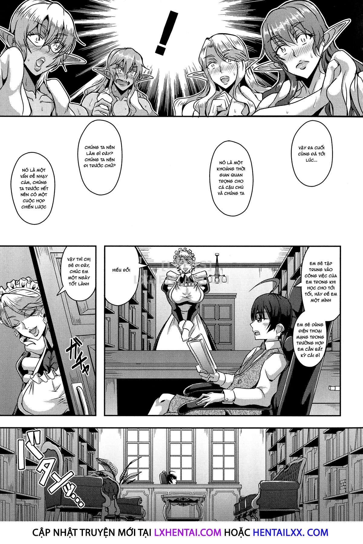 Đọc truyện hentai Elf Harem Story - Chap 4