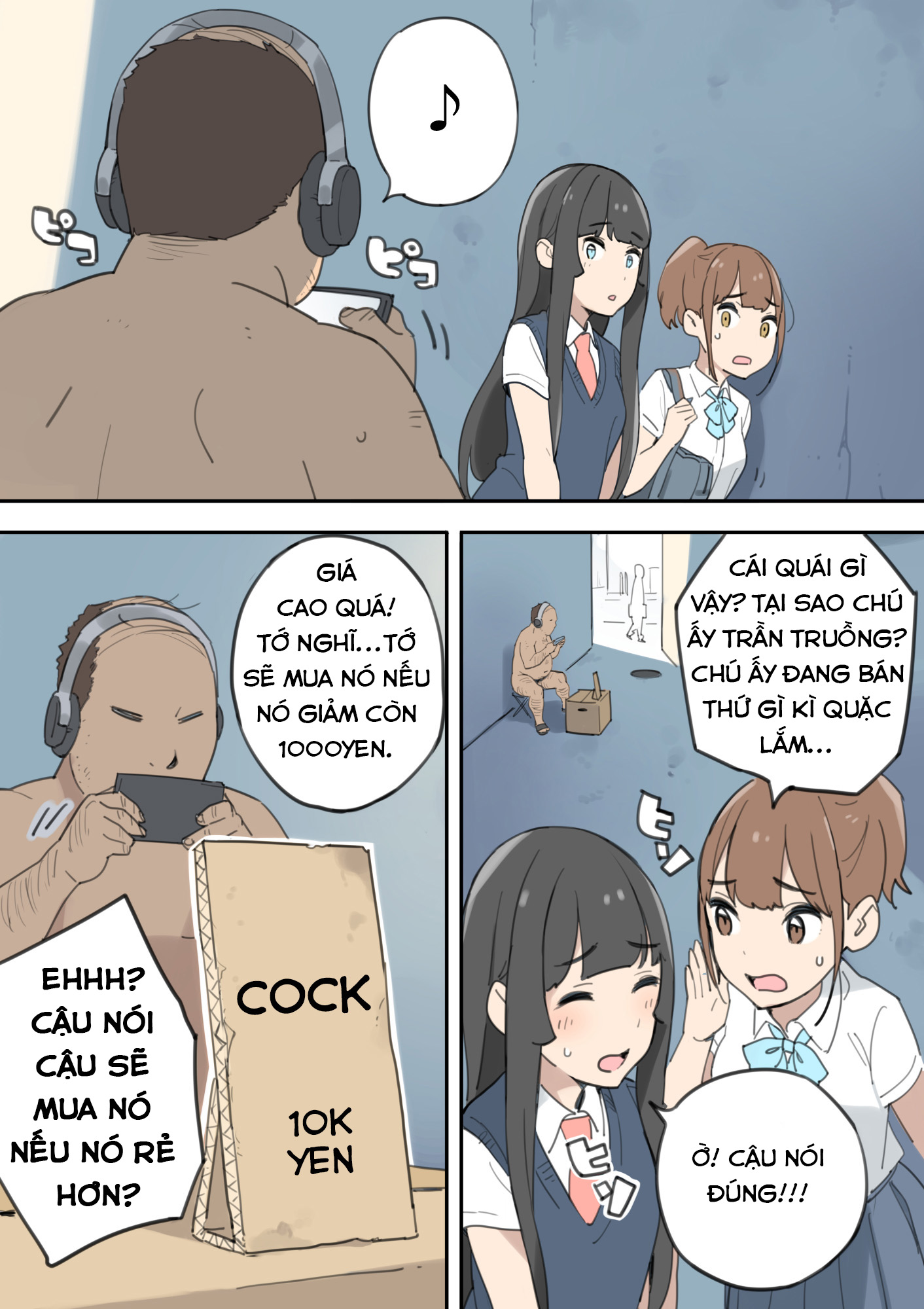 Đọc truyện hentai Chinpo Uri no Ossan - Oneshot