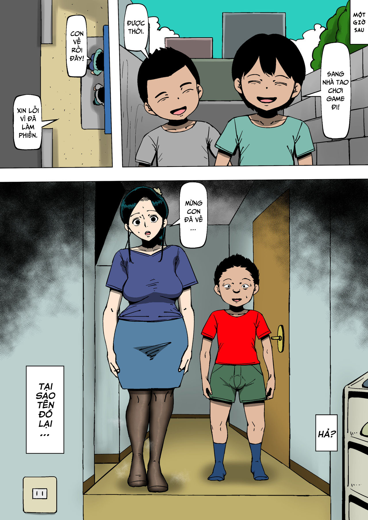Đọc truyện hentai Bạn thịt mẹ tôi? Tôi chơi mẹ bạn - Oneshot