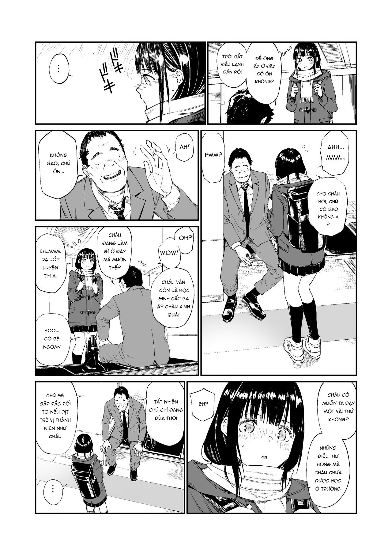 Đọc truyện hentai Lỗ lồn của mình được lấp đầy bởi một chú già - Oneshot