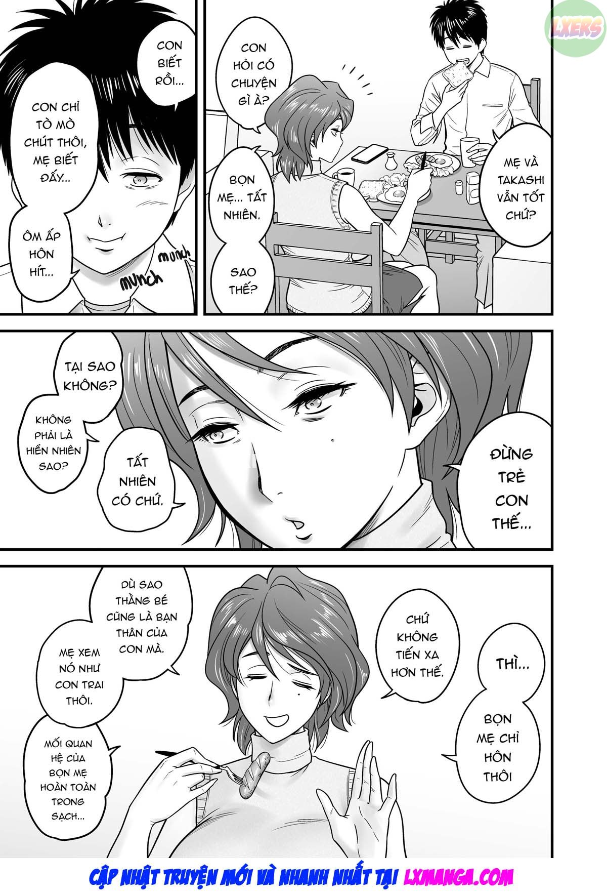 Đọc truyện hentai Vì mẹ tôi trở thành người yêu của bạn tôi - Chap 1