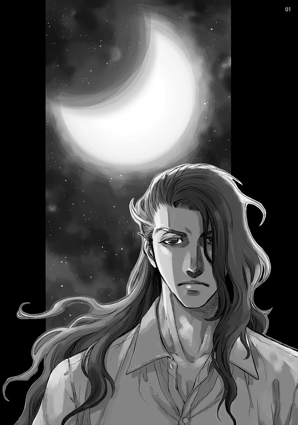 Đọc truyện hentai Crescent Moon, Longingly - Oneshot