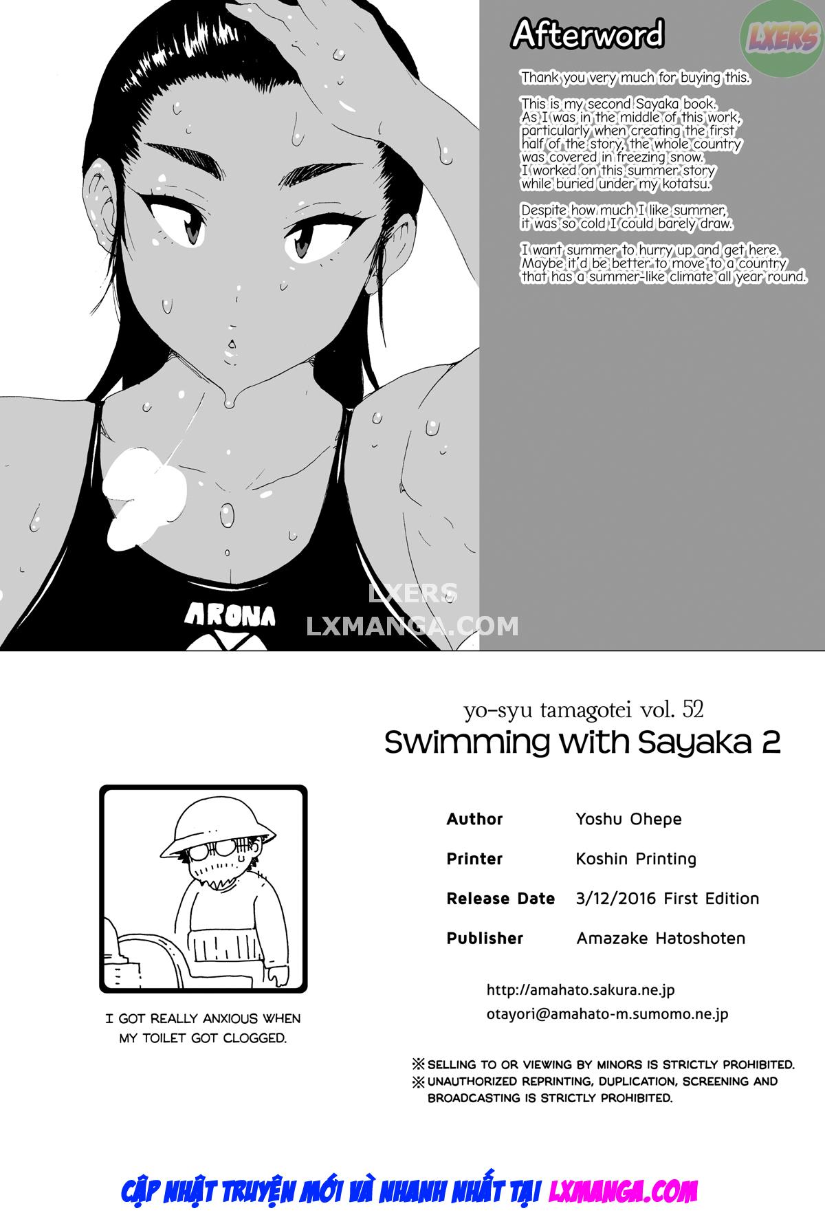 Đọc truyện hentai Swimming with Sayaka - Chap 2