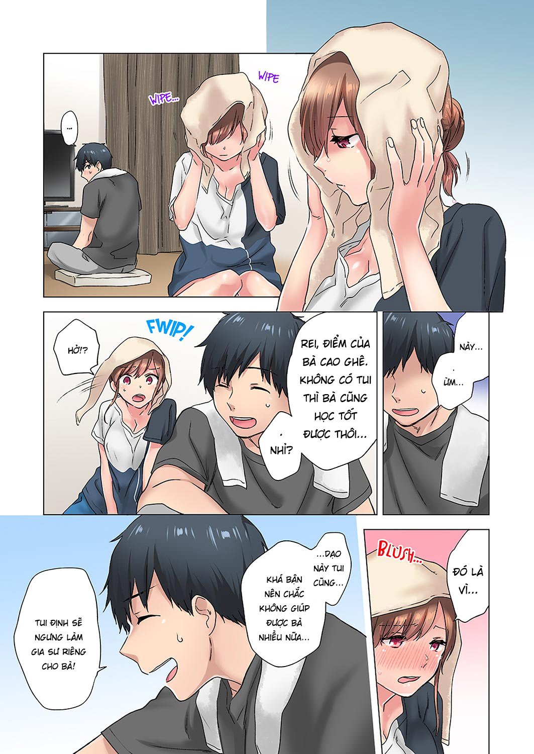 Đọc truyện hentai Làm Tình Với Nhỏ Bạn Ướt Đẫm Mồ Hôi... - Chap 6