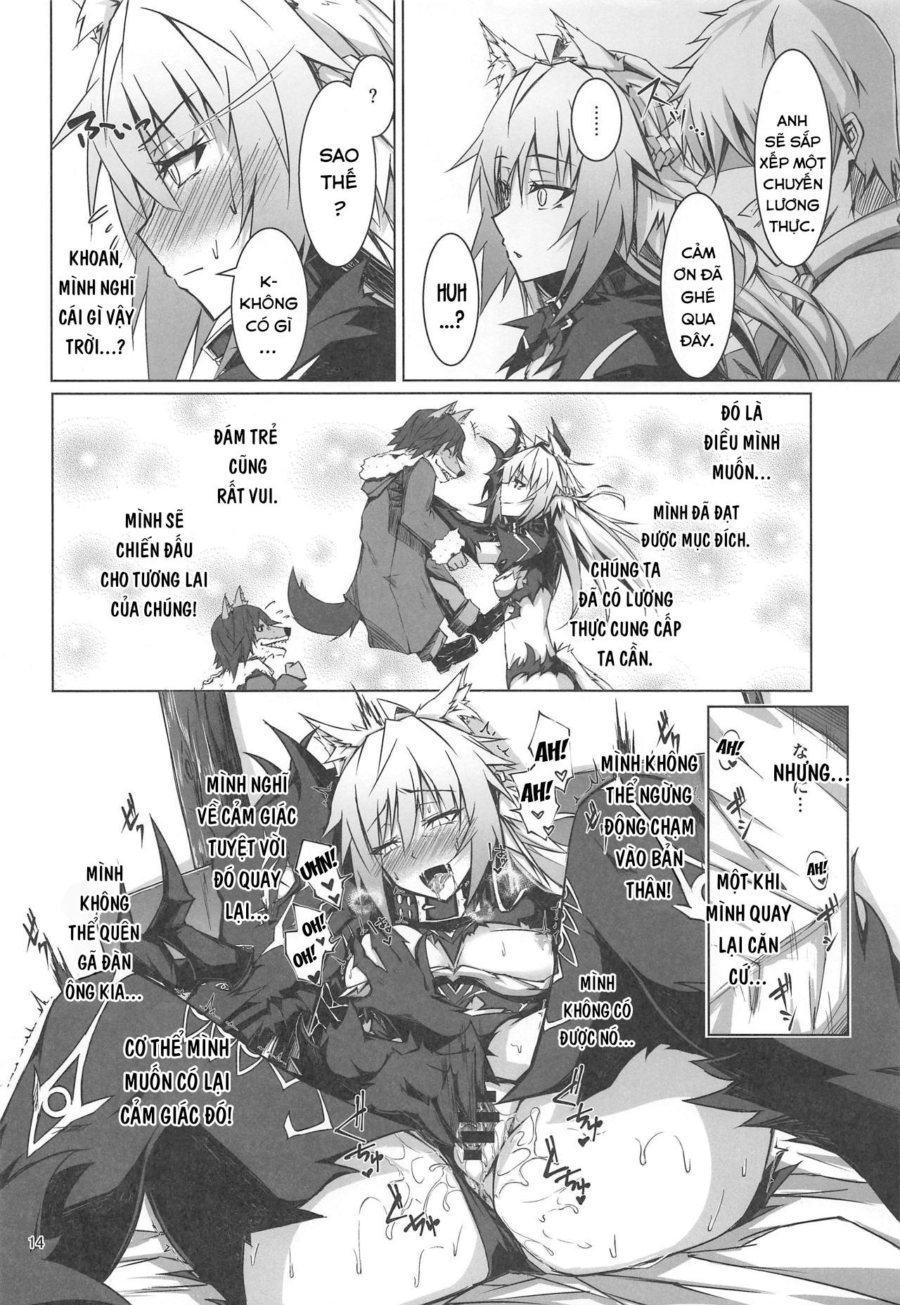 Đọc truyện hentai Ryouken wa Mesuinu Rashiku - Oneshot