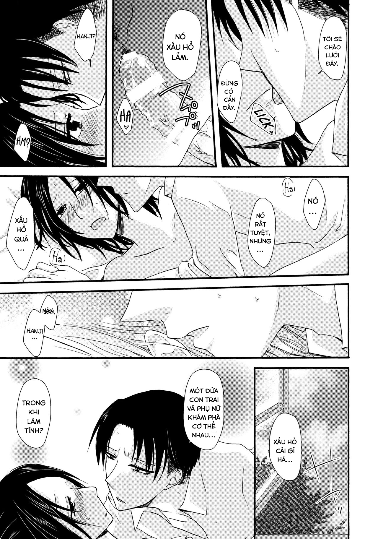 Đọc truyện hentai Sultry (Shingeki no Kyojin) - Oneshot