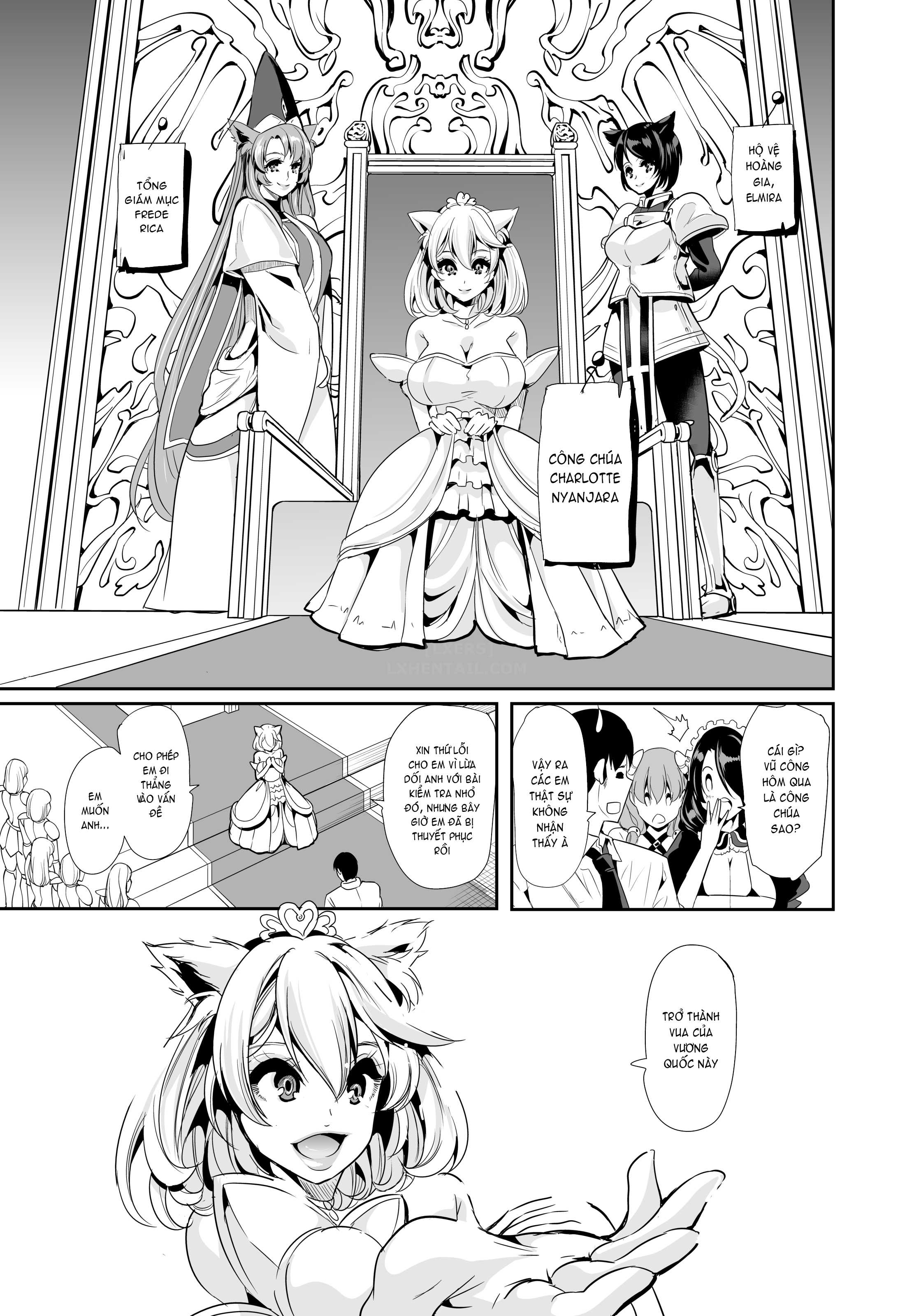 Đọc truyện hentai My Harem in Another World Collection - Chap 3 - Heat in Cat Country