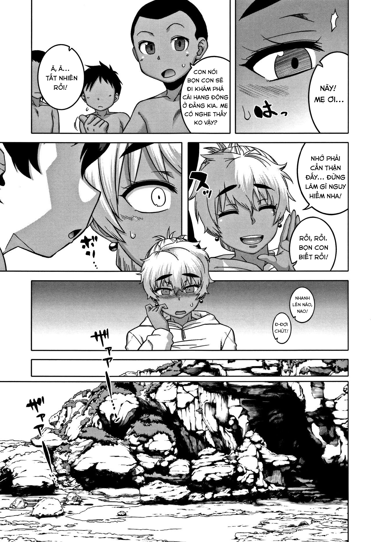 Đọc truyện hentai Chịch mẹ thằng bạn thân - Chap 2: Trong hang tối