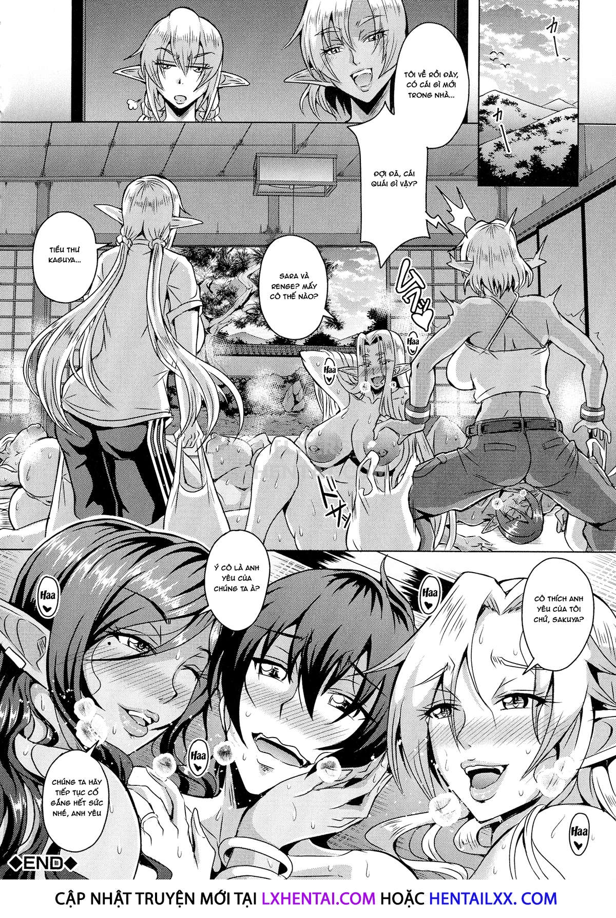 Đọc truyện hentai Elf Harem Story Chap 5 [END]