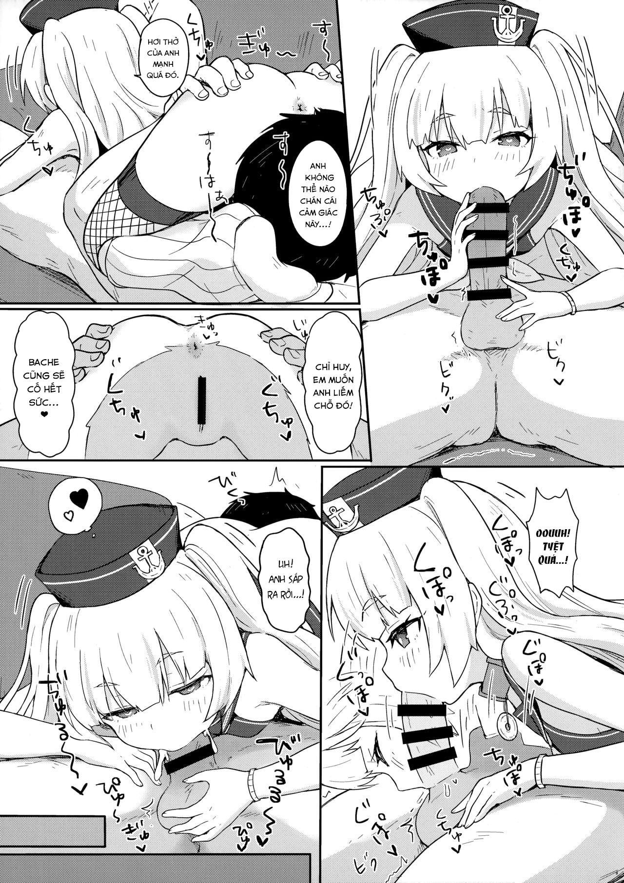 Đọc truyện hentai Leave Everything To Bache! (Azur Lane) Oneshot
