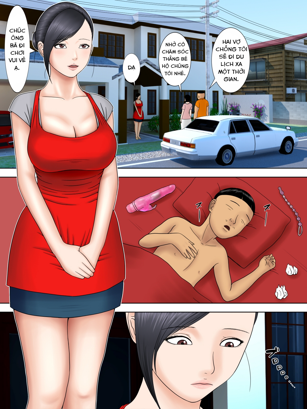 Đọc truyện hentai Otto Wa Gokuchuu, Ippou Tsuma Wa... Bangaihen～Bokudake No Fuuzokujou No Hazunanoni... - Chap 5