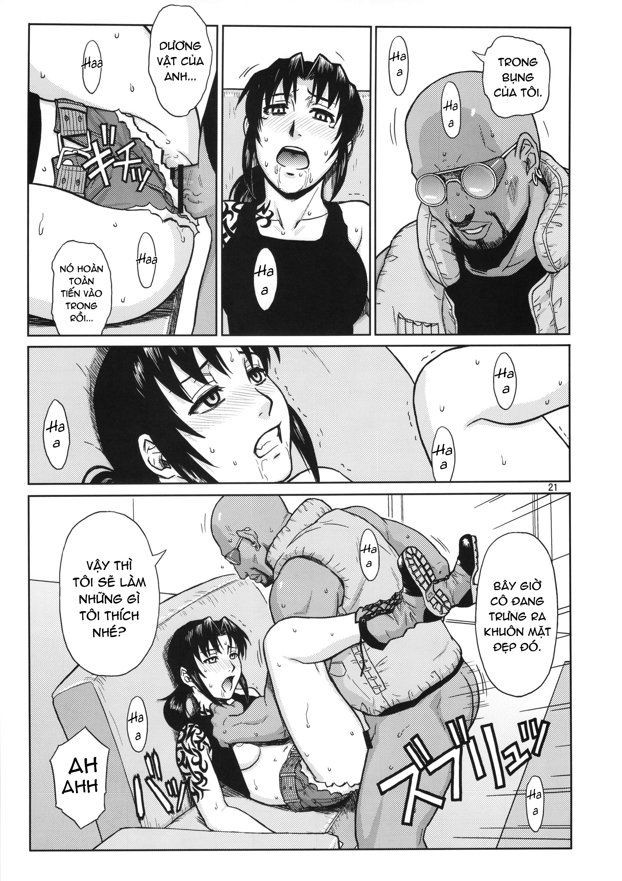 Đọc truyện hentai SUPER BIG SIZE! (BLACK LAGOON) - Oneshot