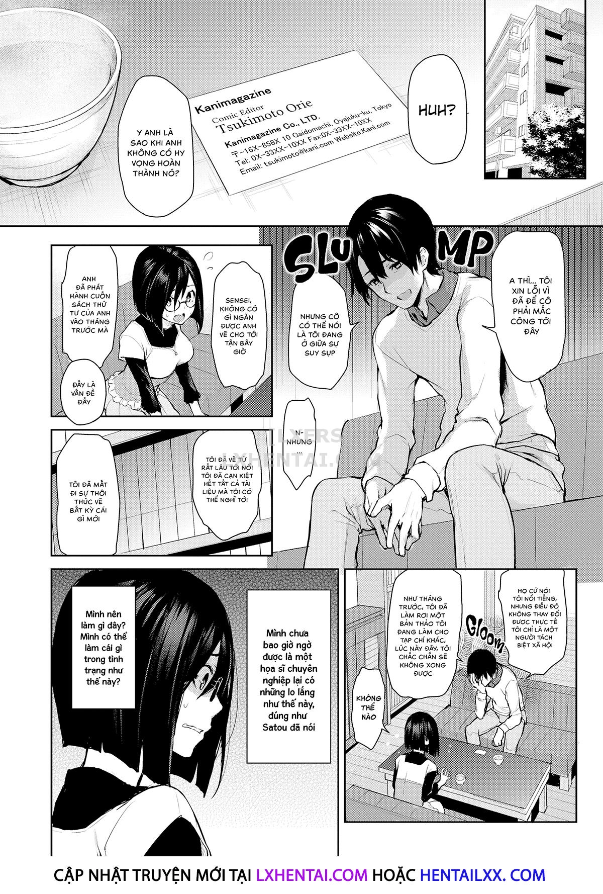 Đọc truyện hentai Azato Making Plus - Chap 3 - Newbie Editor Tsukimoto-san