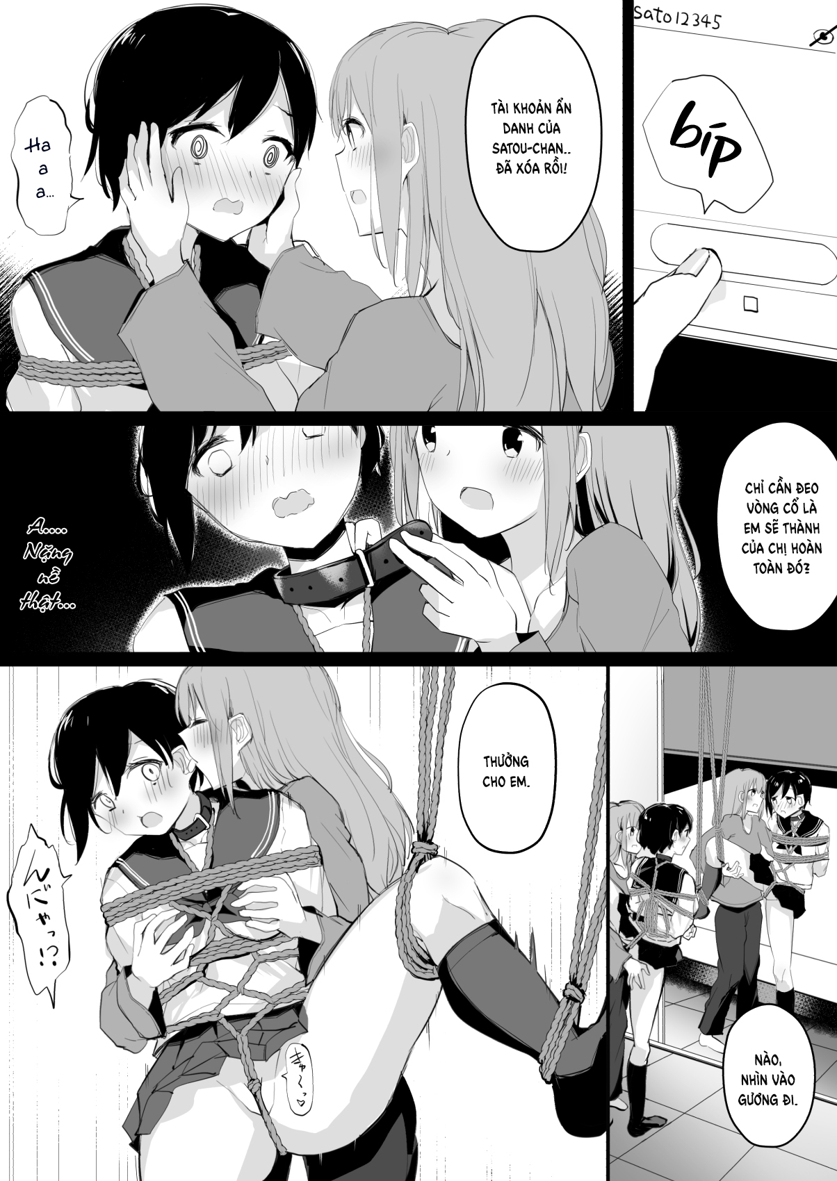 Đọc truyện hentai Do M Uraaka Joshi ga Kousoku Yuri Ecchi de Onna Doushi no Yosa o Oshiekomarechau Hon - Oneshot 1.1