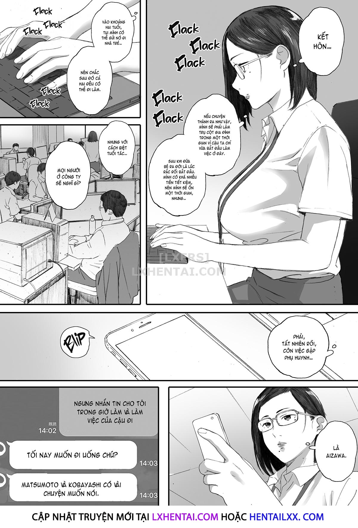 Đọc truyện hentai Middle-Aged Miss Hanada's Defloration - Oneshot