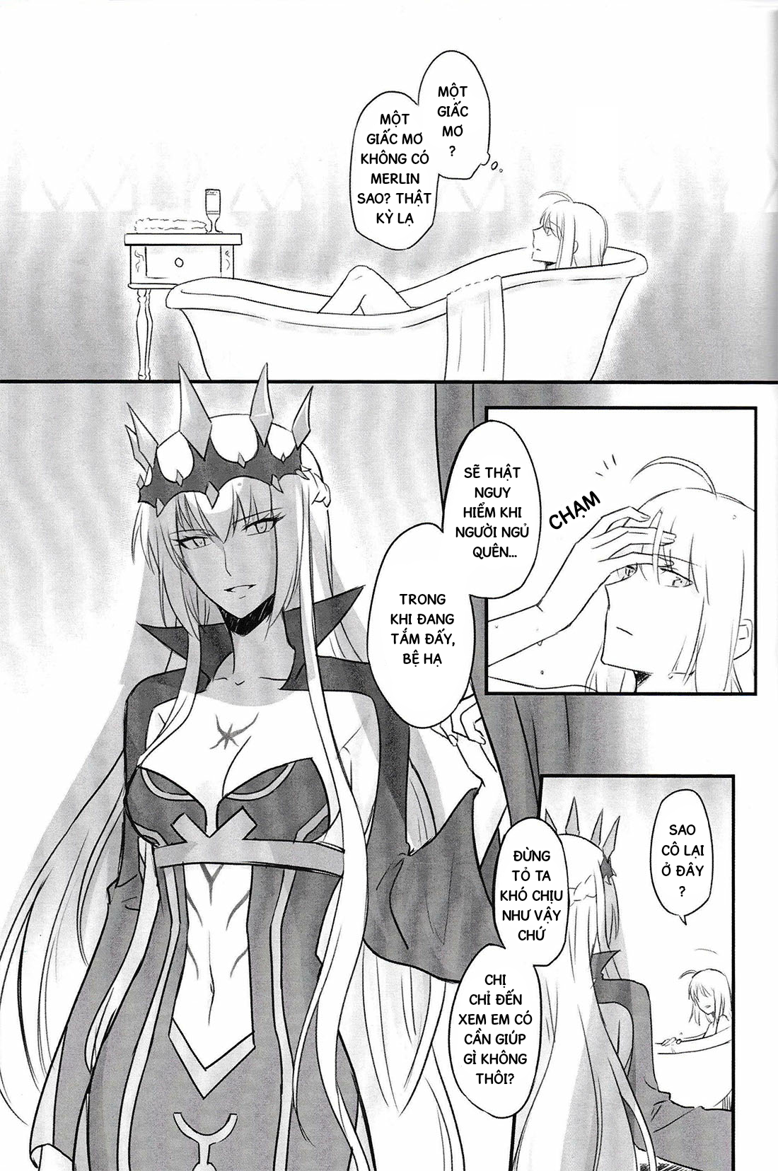 Đọc truyện hentai FGO fan book - Artoria x Morgan - Oneshot