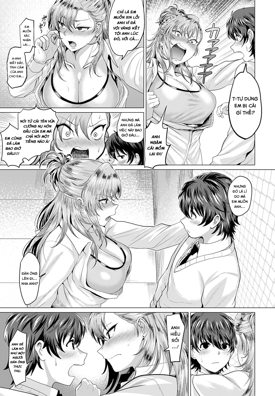 Đọc truyện hentai Boku to Furyou to Okujou de - Oneshot