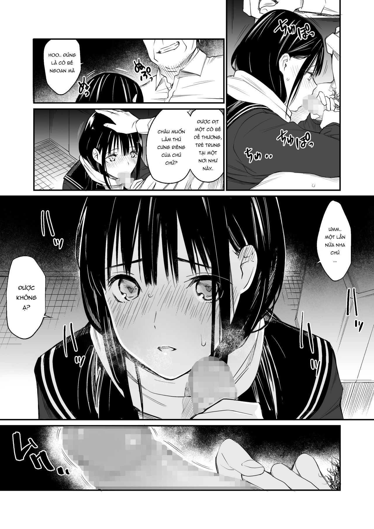 Đọc truyện hentai Lỗ lồn của mình được lấp đầy bởi một chú già - Oneshot