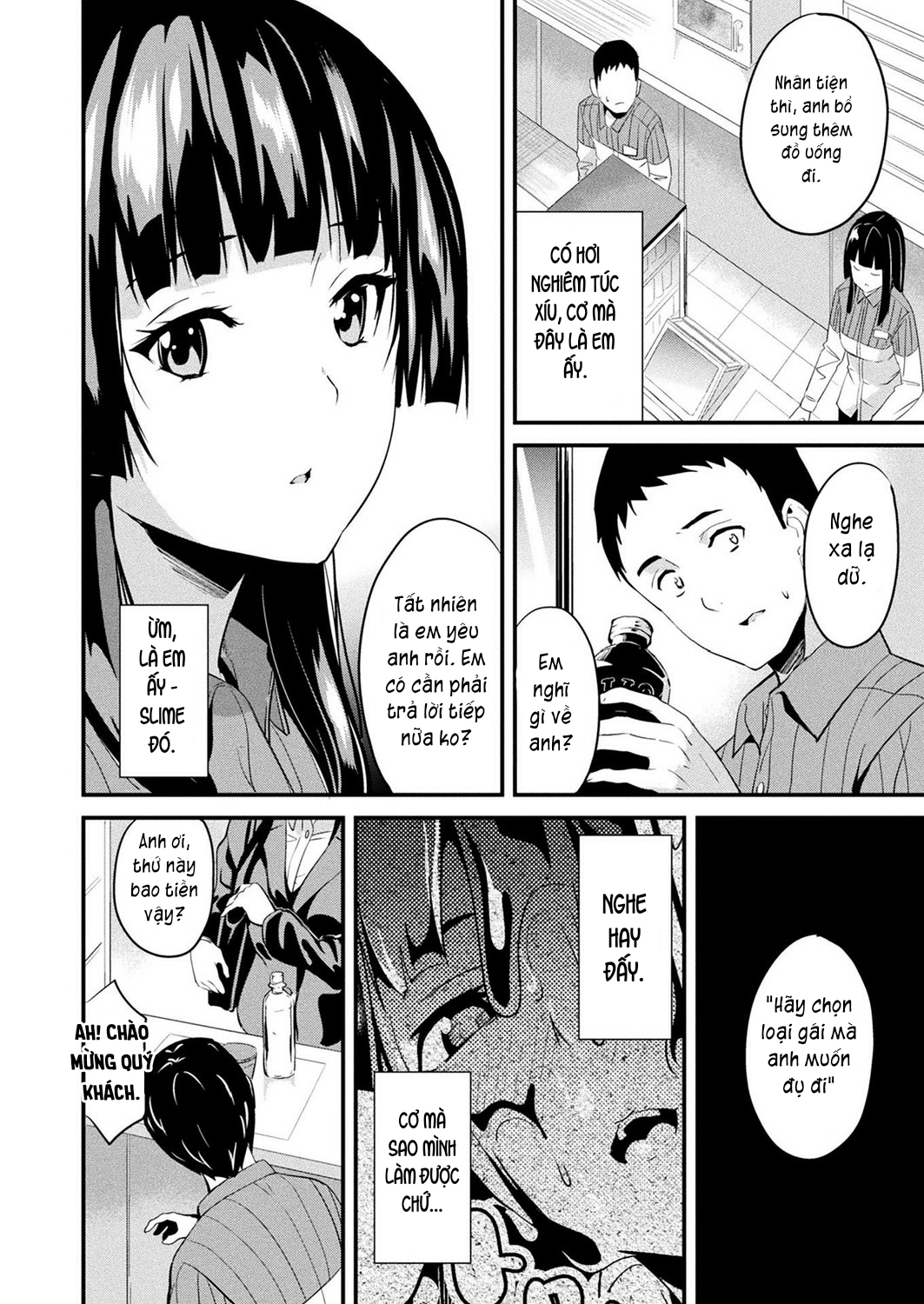 Đọc truyện hentai Sống cùng bé Slime. - Chap 6: Dạng biến thân mới.