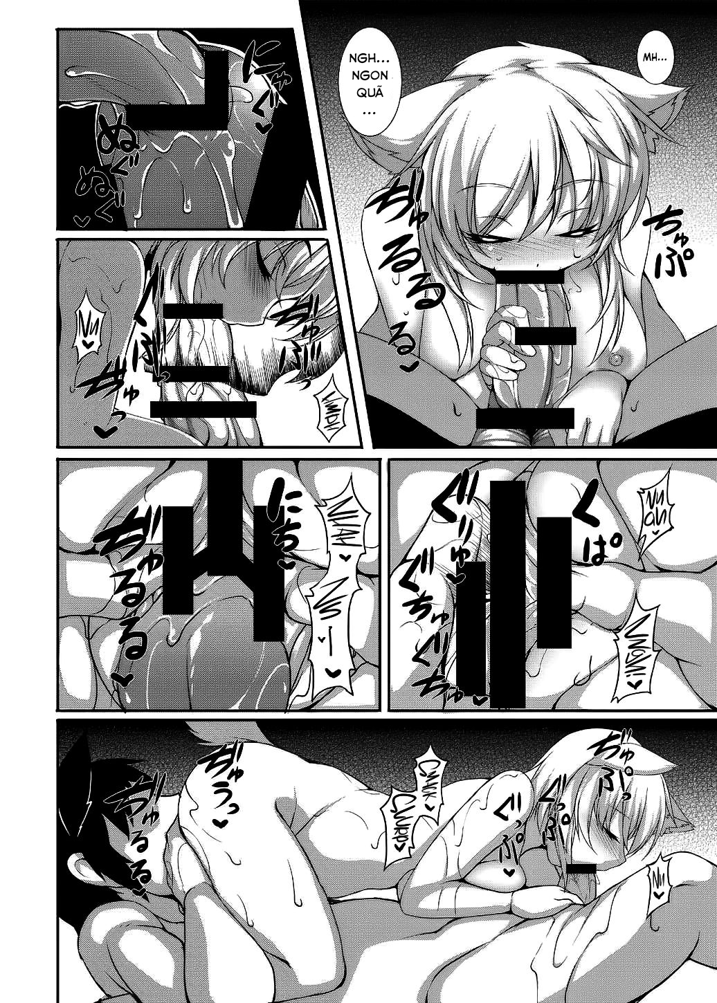 Đọc truyện hentai Inubashiri's Plan to Make Lots of Babies Peaceful Getaway (Touhou Project) - Oneshot