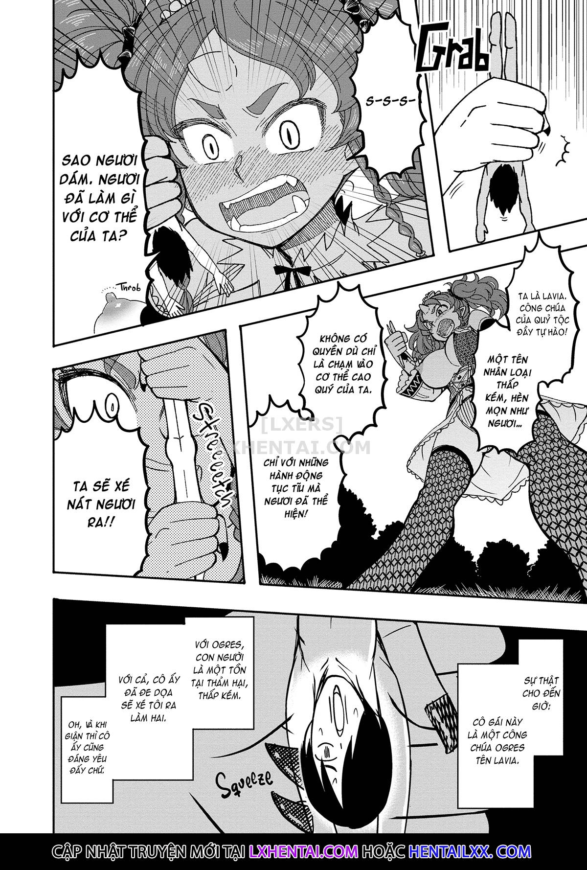 Đọc truyện hentai Monster Girls With a Need for Seed - Chap 7 - The Story of a Giantess from Another World with a Need for Seed