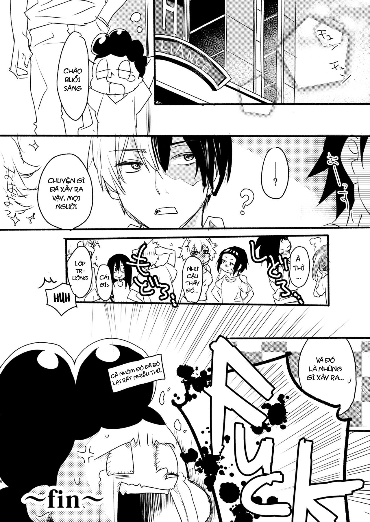 Đọc truyện hentai HeroAca Roulette! - Oneshot