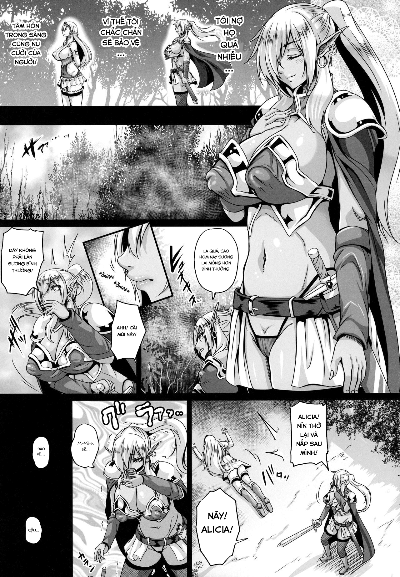 Đọc truyện hentai Reishuu No Dark Elf - Chap 1