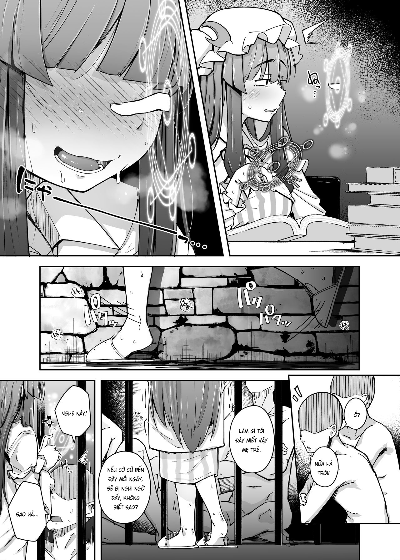 Đọc truyện hentai Sự tích cái lỗ và Cá Chà Bặc - Chap 3 Nhấp nhô cùng ma thuật không gian