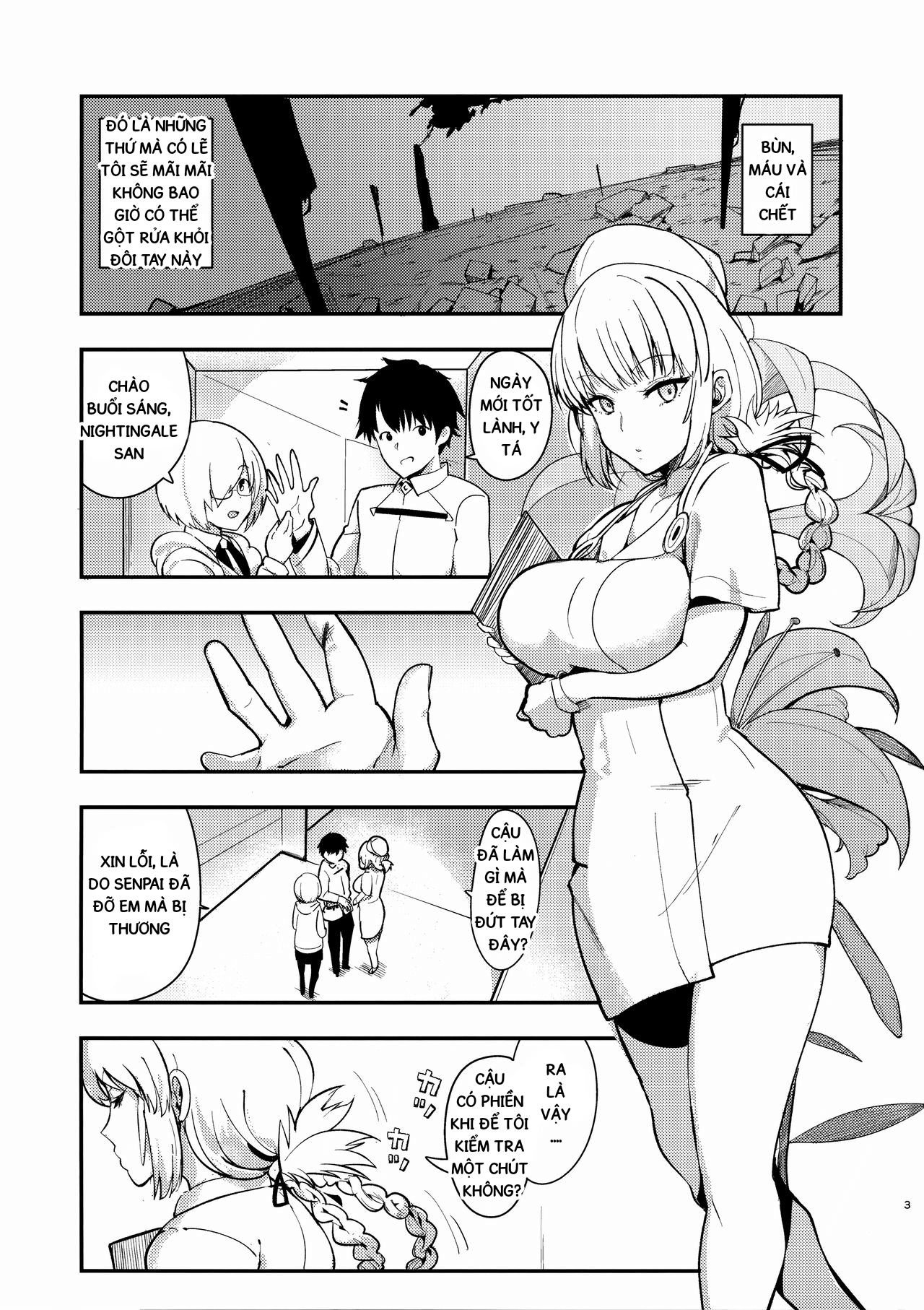 Đọc truyện hentai Giấc mơ của Nightingale - Oneshot