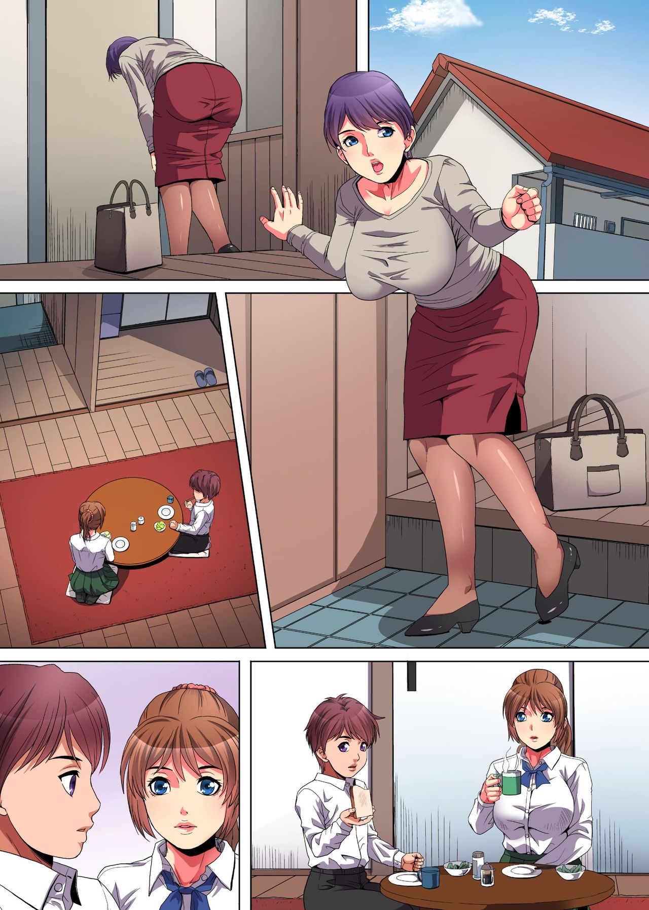 Đọc truyện hentai Mama ni wa Ienai Himitsu no Arbeit Chap 1