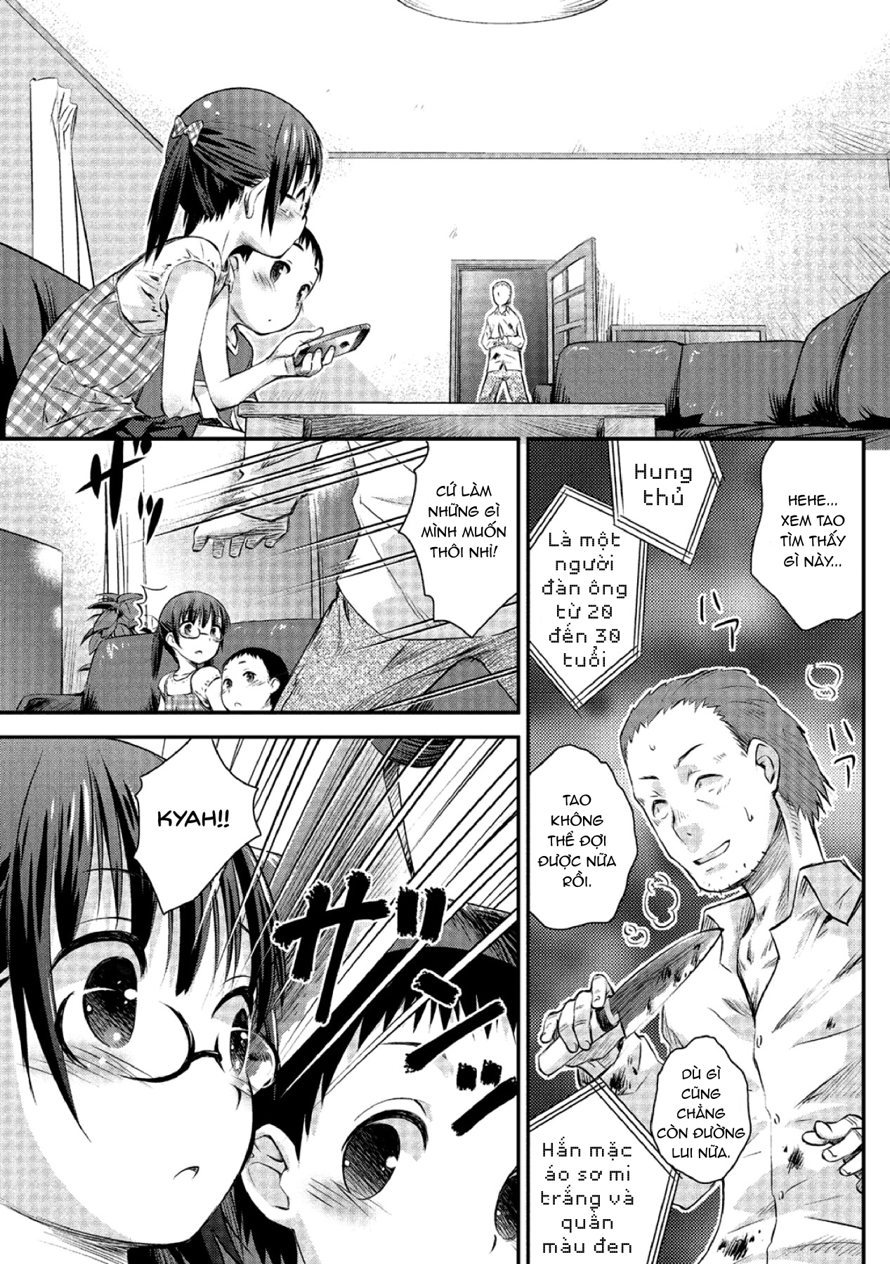 Đọc truyện hentai Force Fucking a Timid Glasses Wearing Loli With My Big Cock - Chap 2