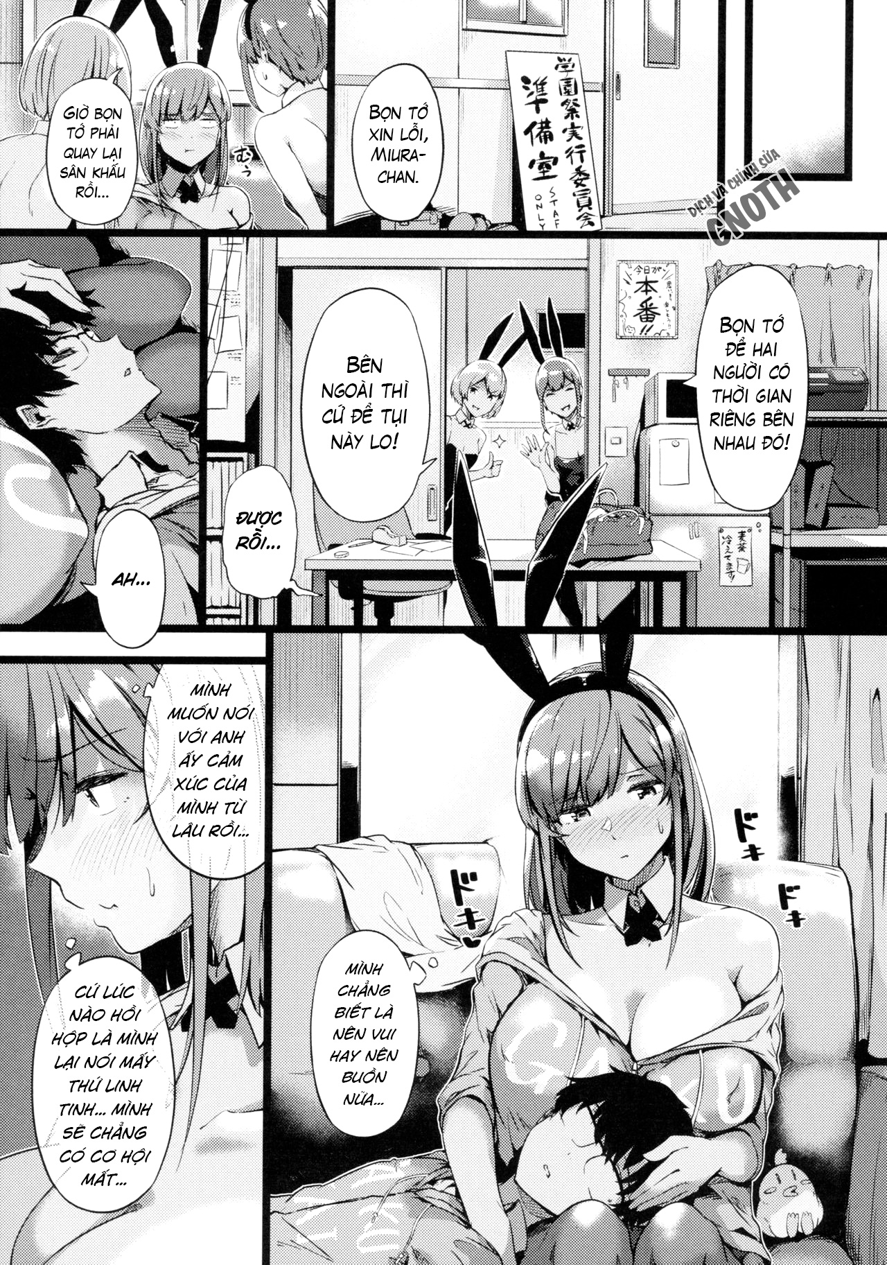 Đọc truyện hentai Koisuru Usagi wa Abare Chichi - Oneshot