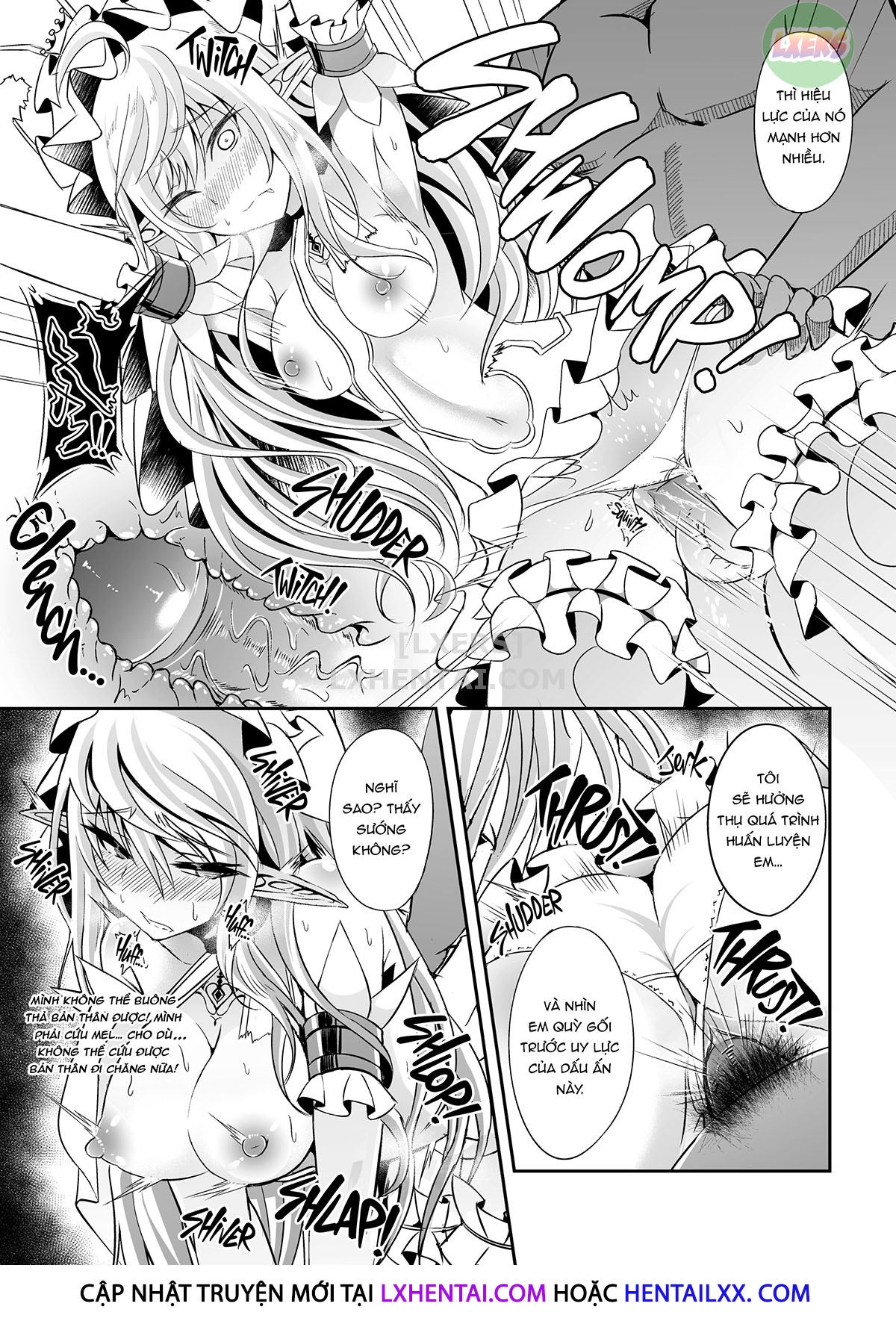 Đọc truyện hentai Nàng Elf chạy trốn - Chap 4