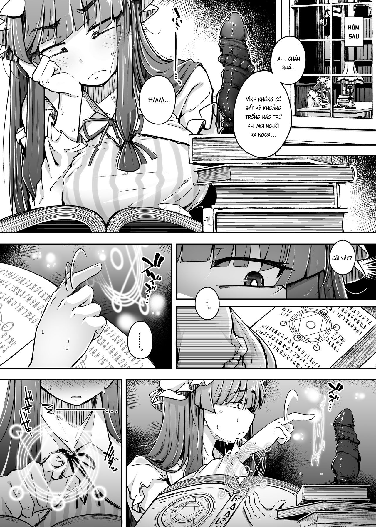 Đọc truyện hentai Sự tích cái lỗ và Cá Chà Bặc - Chap 3 Nhấp nhô cùng ma thuật không gian