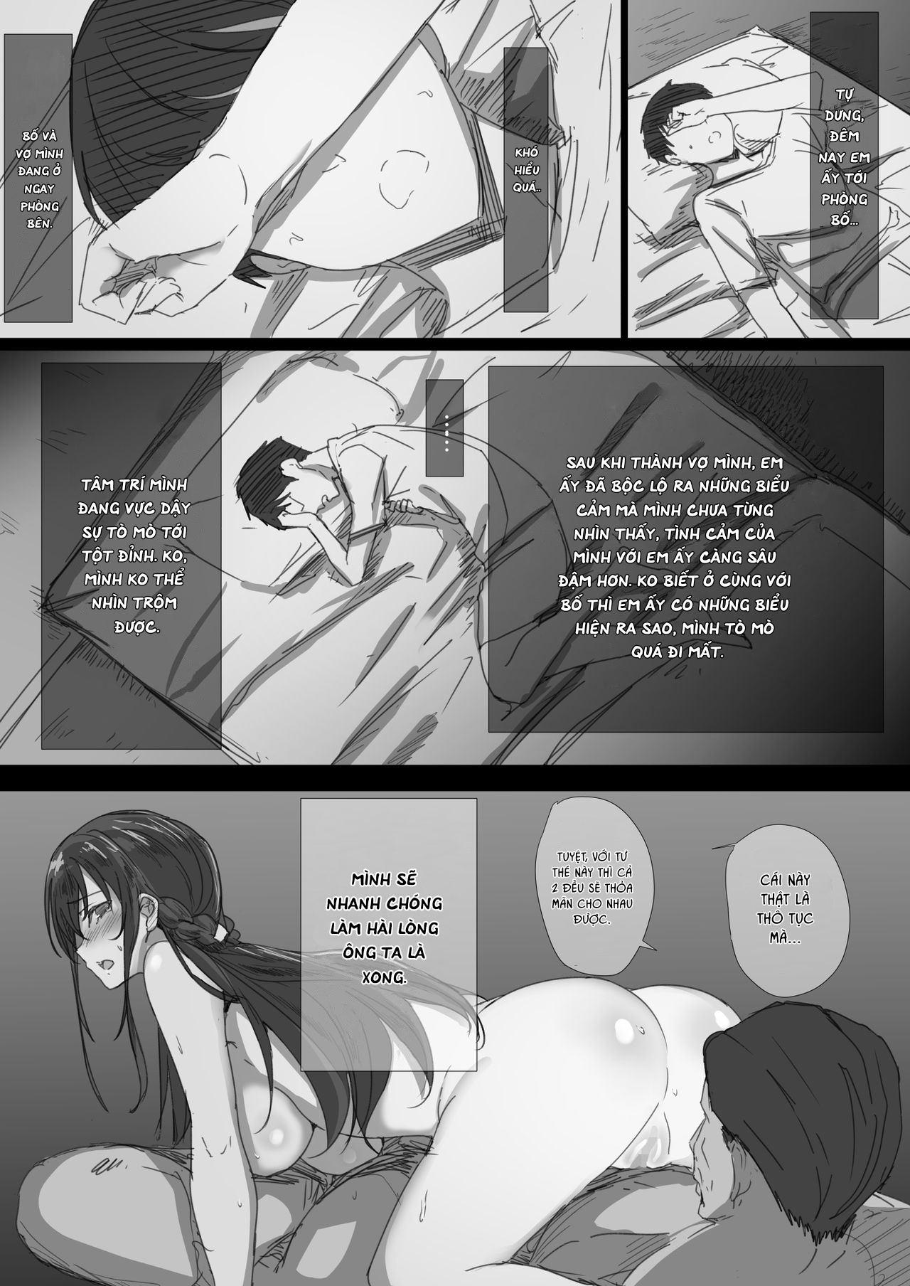 Đọc truyện hentai Ki ga Tsuyoi Seiso na Hitozuma Reijou ga Netorareru made no Ichibu Shijuu - Chap 3.