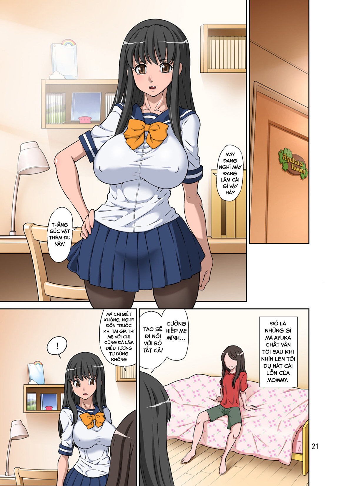 Đọc truyện hentai Luận Loan Cùng Mẹ Và Chị Kế Dú Bò! - Oneshot