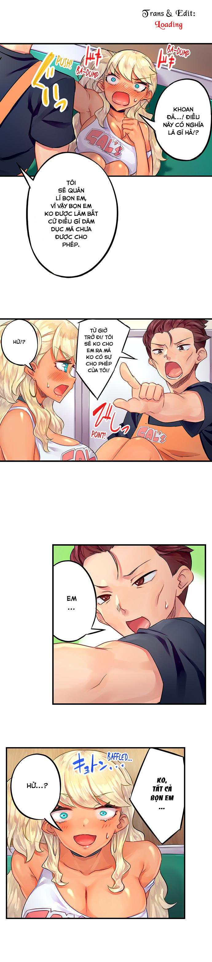 Đọc truyện hentai Trở thành anh quản lí khiến cô gái rám nắng này lên đỉnh - Tập 2: Đụng chạm em gal