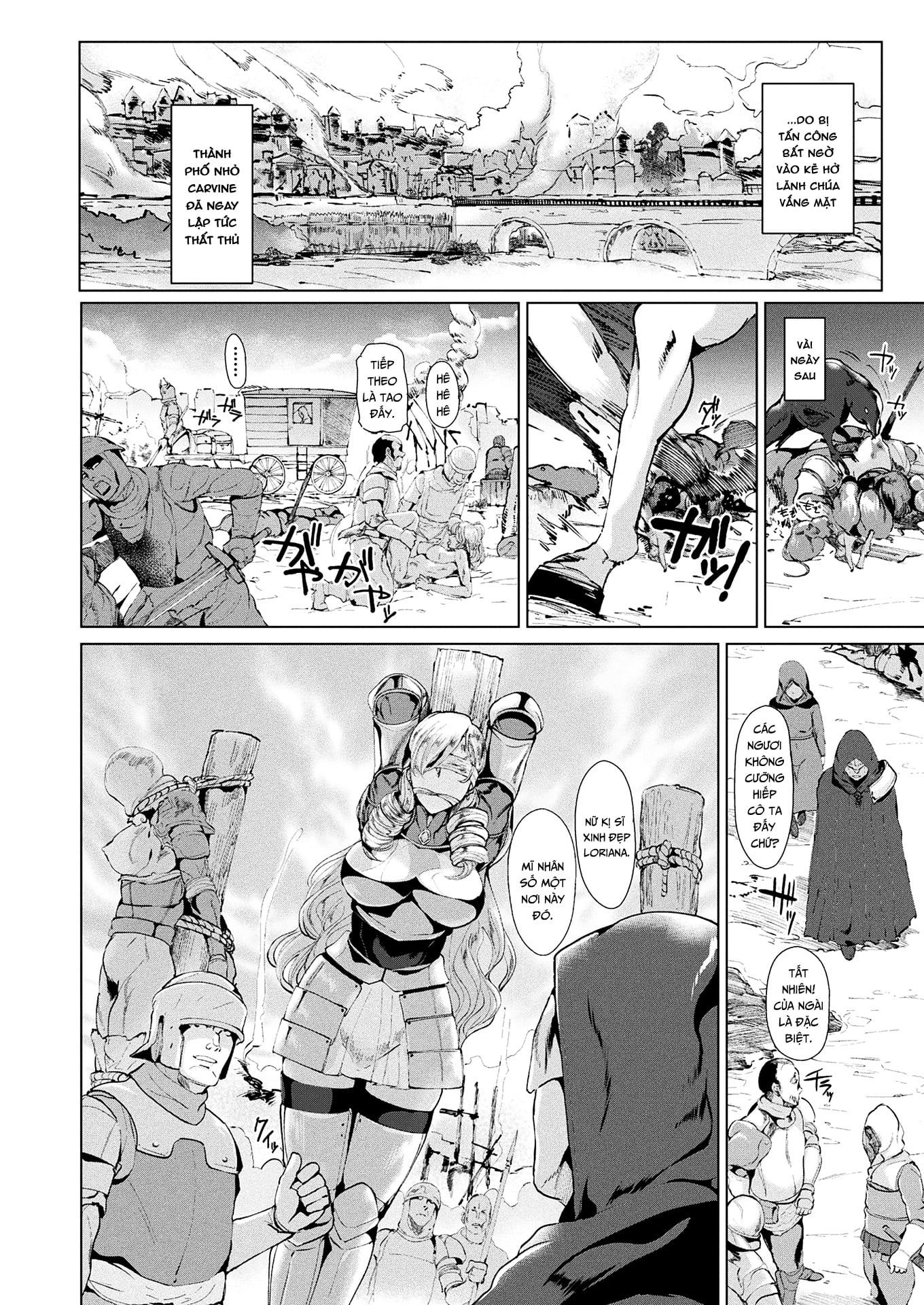 Đọc truyện hentai Shiro Bara no Kishi Loriana - Chap 1