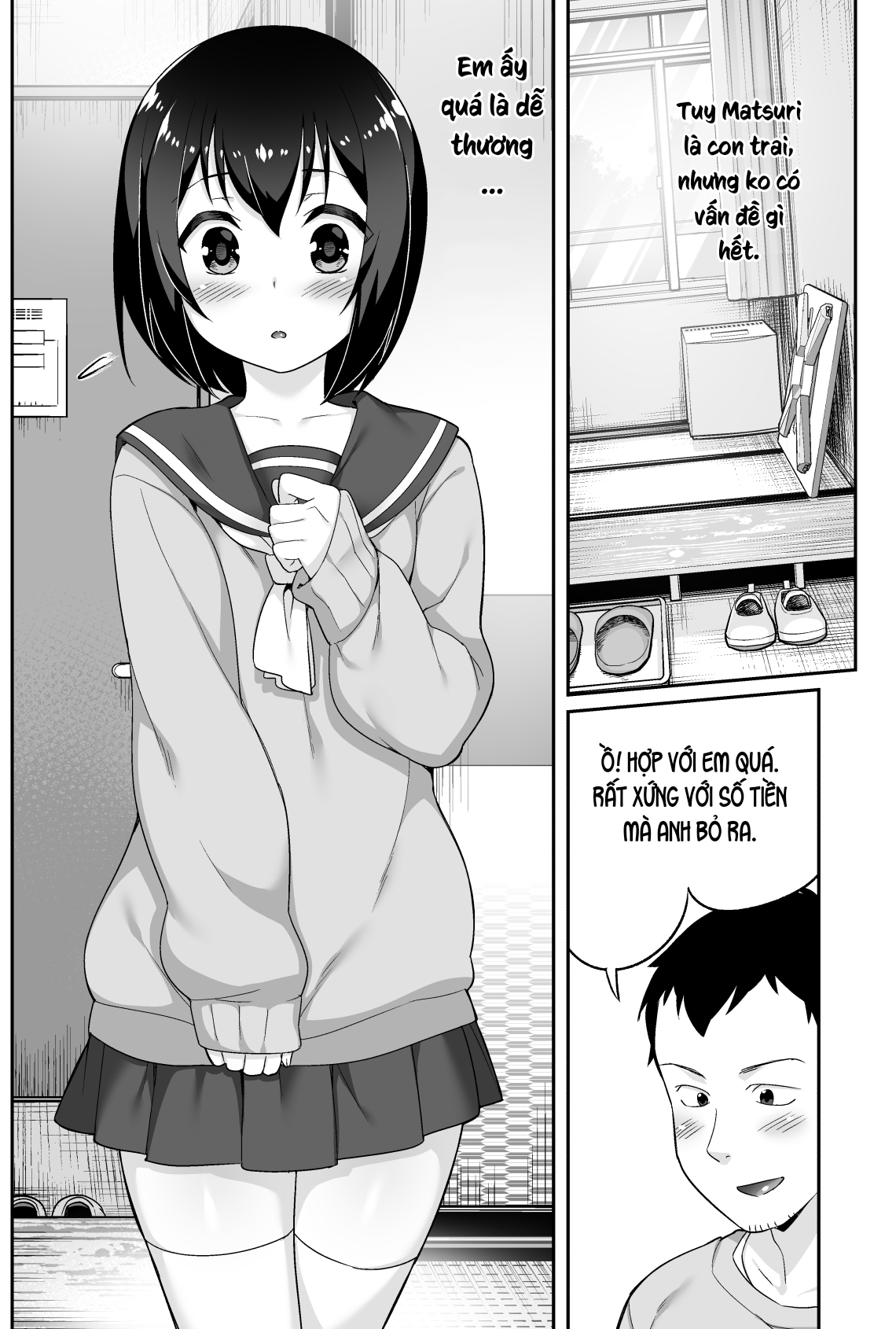 Đọc truyện hentai Anh bảo vệ may mắn và em học sinh xui xẻo. - Chap 4: Eww, anh ghen?