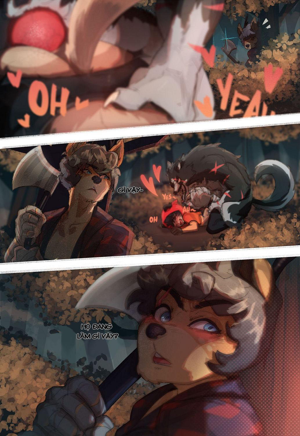 Đọc truyện hentai Chó sói quàng khăn đỏ - Chap 1