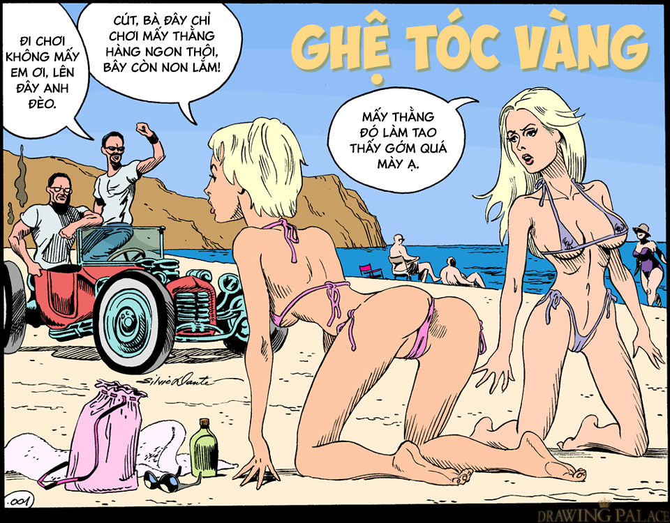 Đọc truyện hentai Con ghệ tóc vàng - Cạc nổ bùm bum