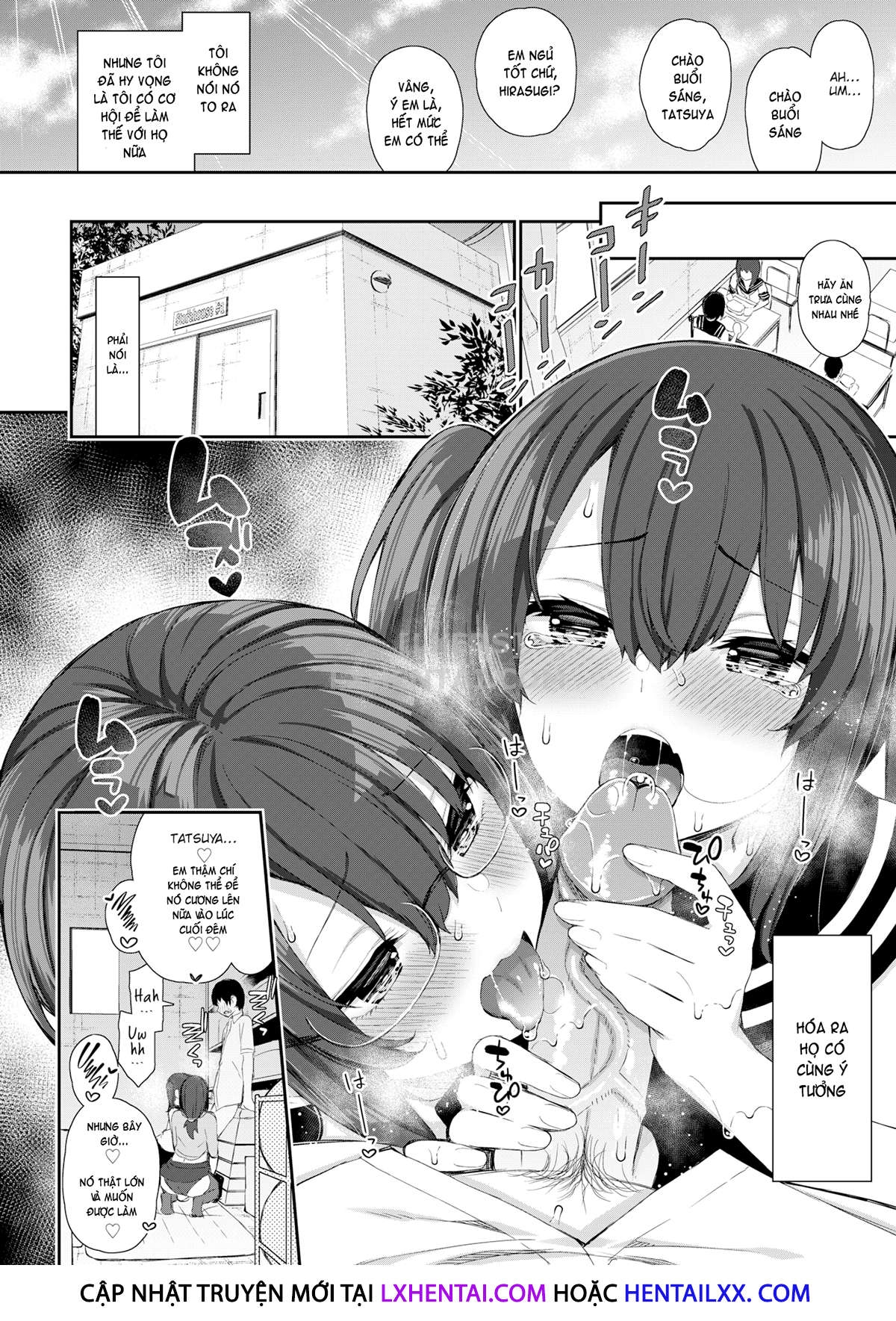 Đọc truyện hentai Teacher & Schoolgirl Sisters - Oneshot