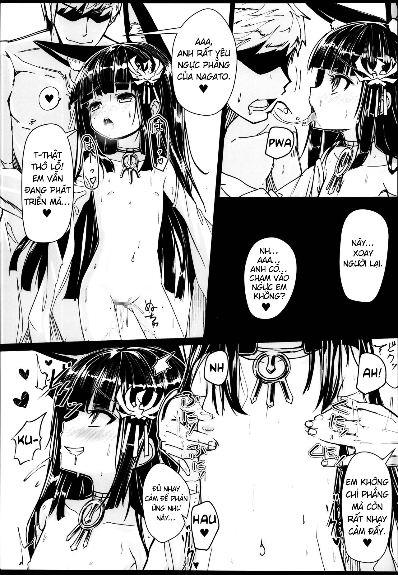 Đọc truyện hentai Yo wa Nagato Juushou (Teokure) no Nagato de Aru - Oneshot