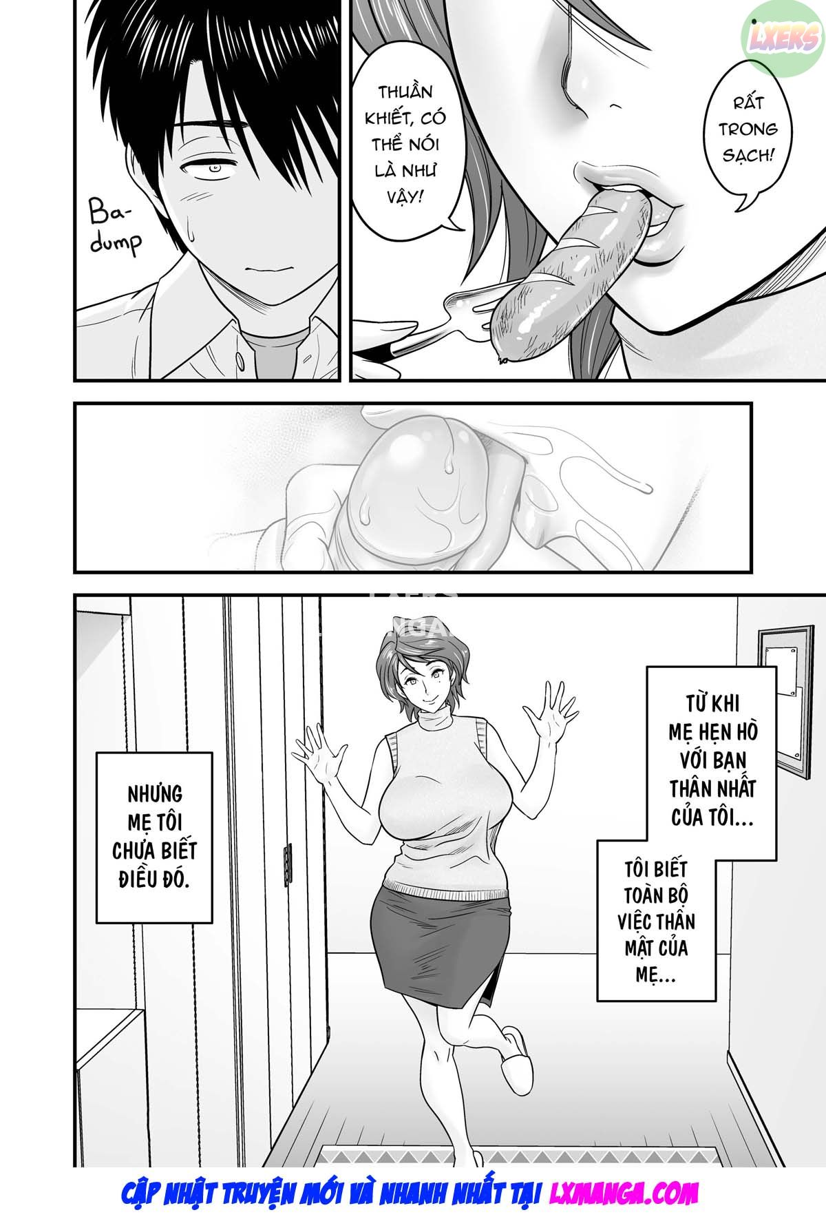 Đọc truyện hentai Vì mẹ tôi trở thành người yêu của bạn tôi - Chap 1