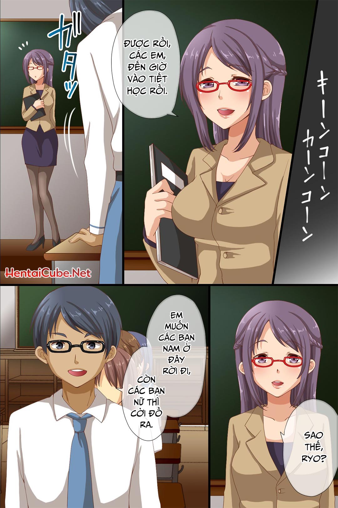 Đọc truyện hentai Thống trị cả ngôi trường - Mọi người đều bị thôi miên - Chap 1C