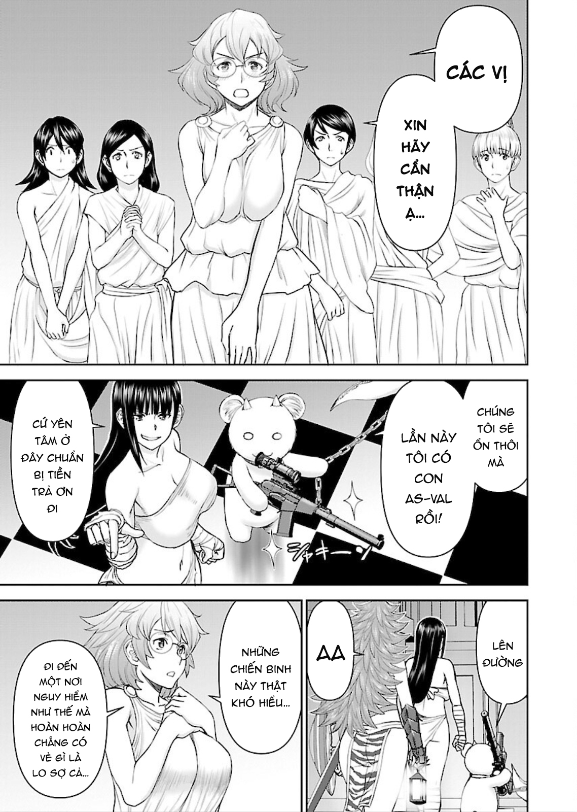 Đọc truyện hentai Xạ thủ mềm mại của Nữ chiến binh - Chap 10