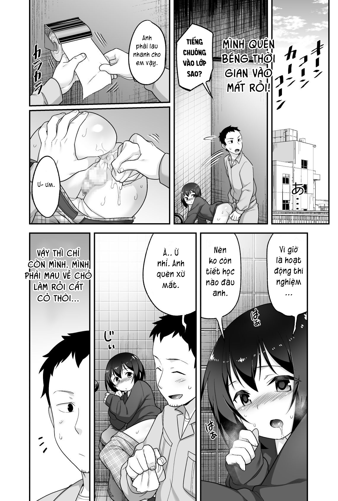 Đọc truyện hentai Anh bảo vệ may mắn và em học sinh xui xẻo. - Chap 3: Hăng máu.